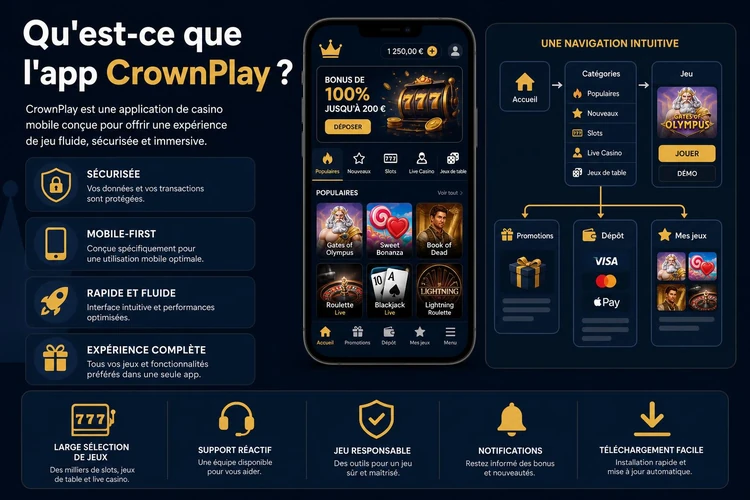 Qu'est-ce que l'app CrownPlay?