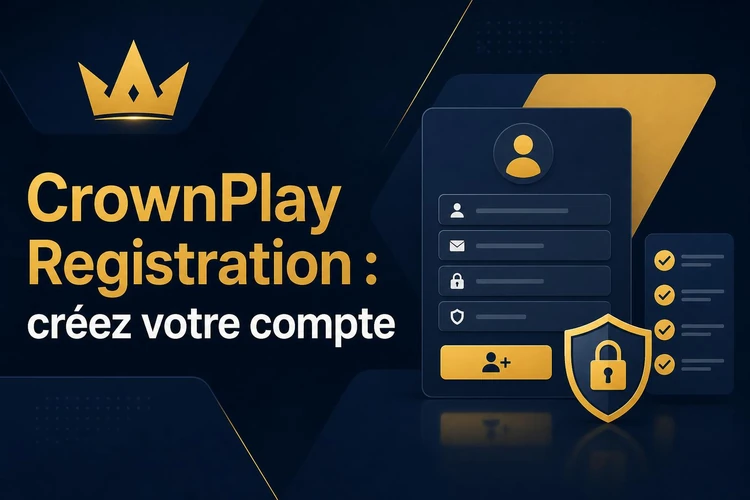 CrownPlay Registration: créez votre compte étape par étape