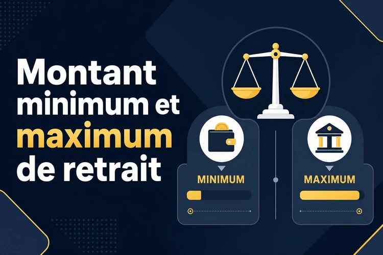 Montant minimum et maximum de retrait