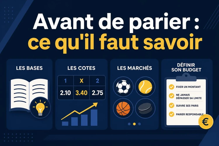 Avant de parier: ce qu'il faut savoir