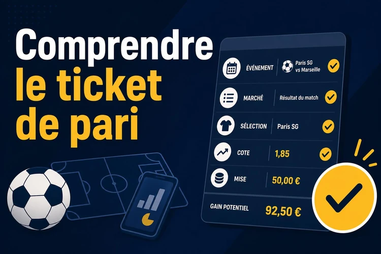Comprendre le ticket de pari